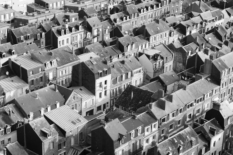 Rooftops Of Workers Houses