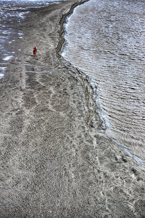 Woman on Sea Shore