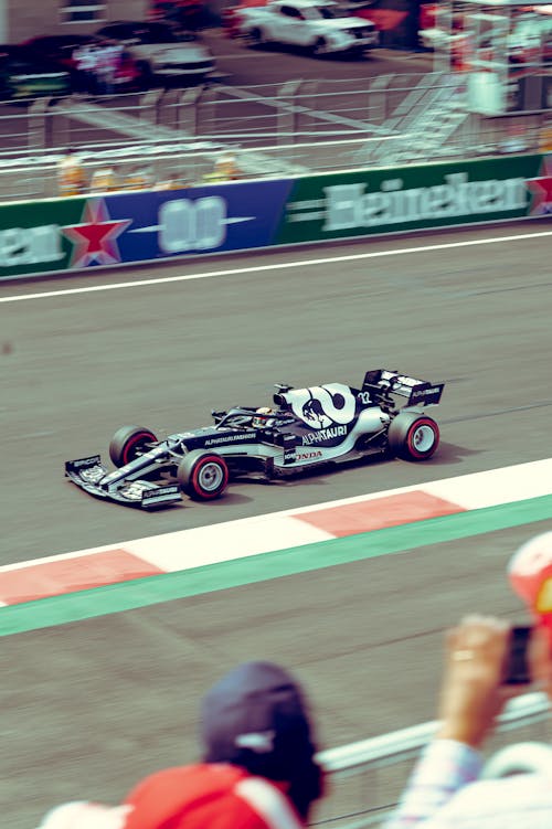F1 Car Running in Race