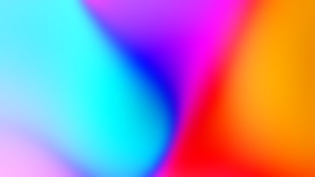 Blurred abstract background with vibrant gradient colors for creative designs.