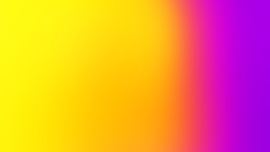 Bright and colorful gradient background transitioning from yellow to pink for creative use.