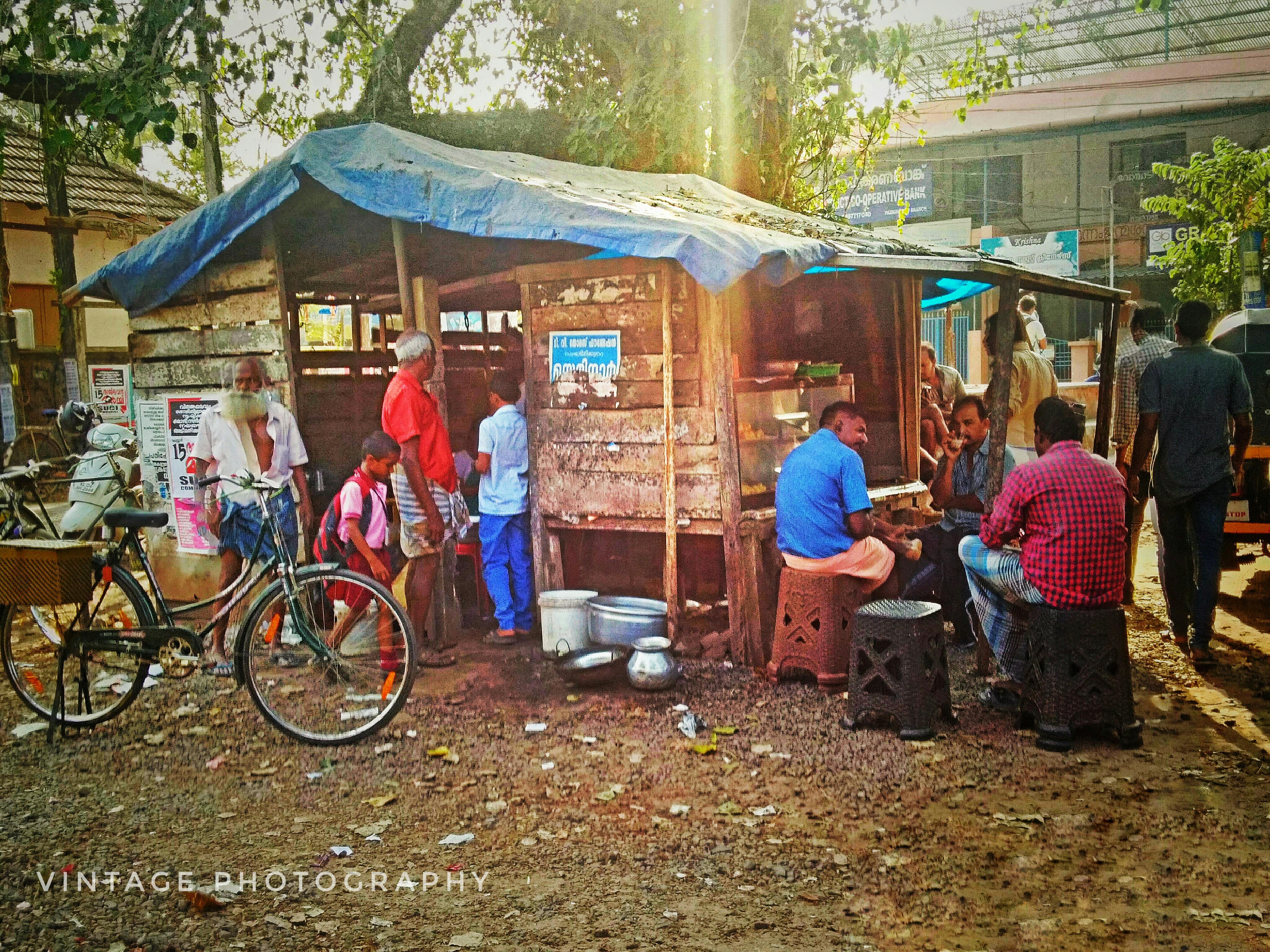 Free stock photo of coffee shop, india, village