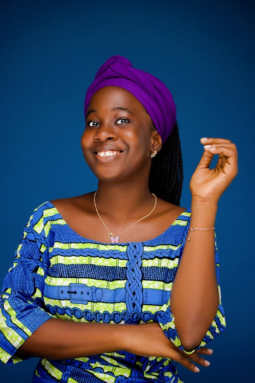 Portrait of a Young Smiling Woman