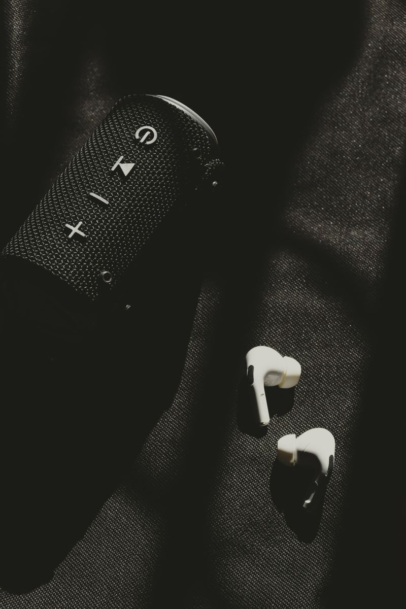 Wireless earbuds and portable speaker corporate gift kit