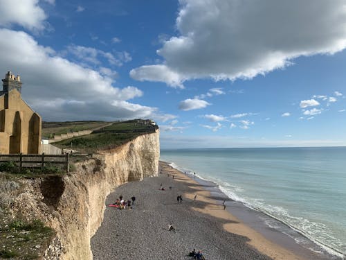 Seven Sisters Cliff, Sussex, England, UK