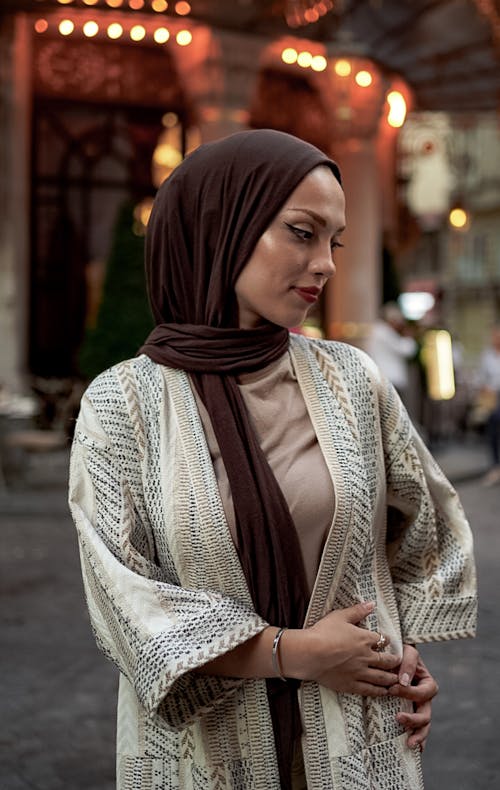 Základová fotografie zdarma na téma elegantní, hezký, hidžáb
