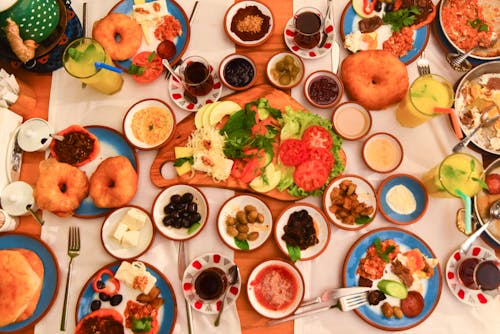 Turkish Breakfast on Table
