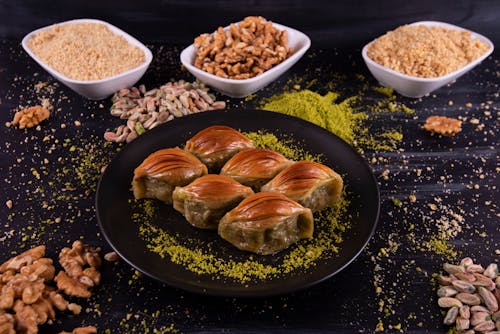 Fotos de stock gratuitas de aperitivo, baklava midye, cocina turca