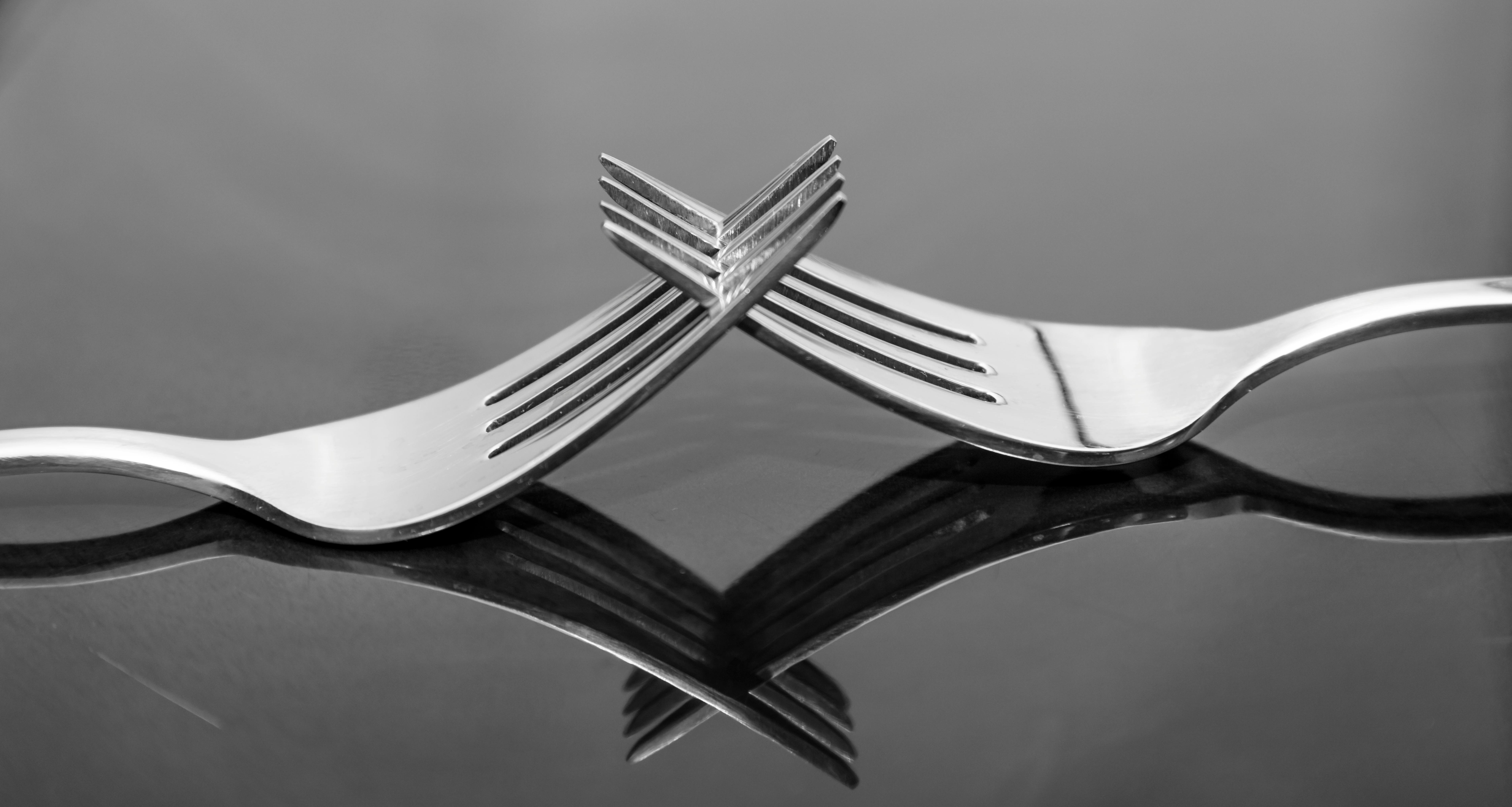 Forks on a Table · Free Stock Photo