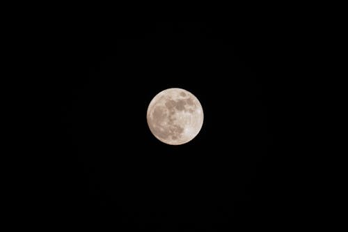 Foto d'estoc gratuïta de fotografia de lluna, lluna, lluna plena