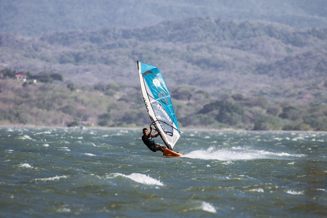 Windsurfer Picking Up Speed