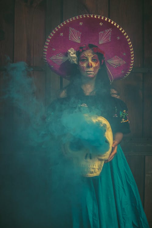 Foto profissional grátis de assustador, caveira, cultura mexicana