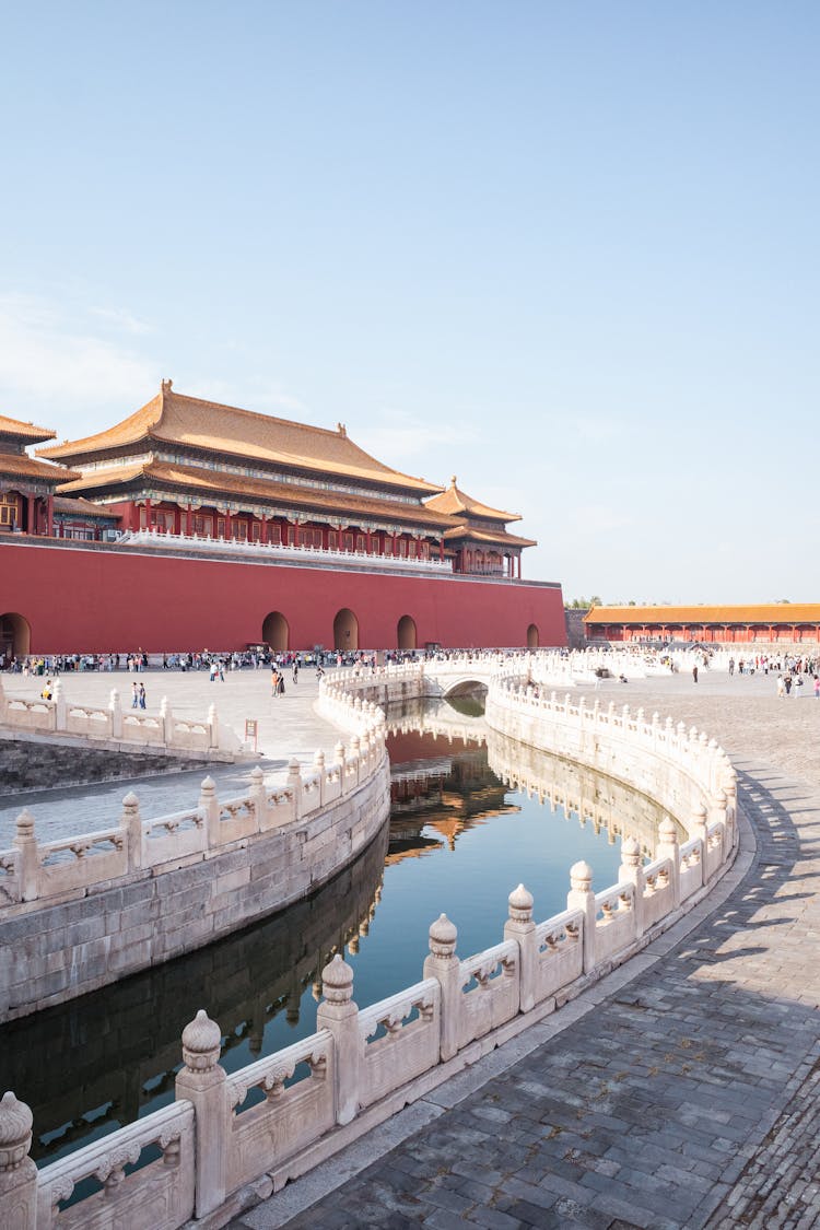 Meridian Gate In Forbidden City In Beijing