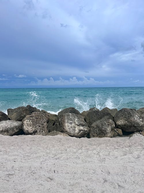 คลังภาพถ่ายฟรี ของ คลื่น, ชายหาด, ทราย