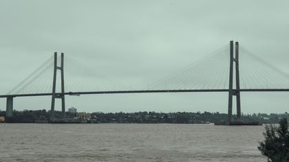 Pont Rosario-Victoria sur le Paraná, Rosario Argentine