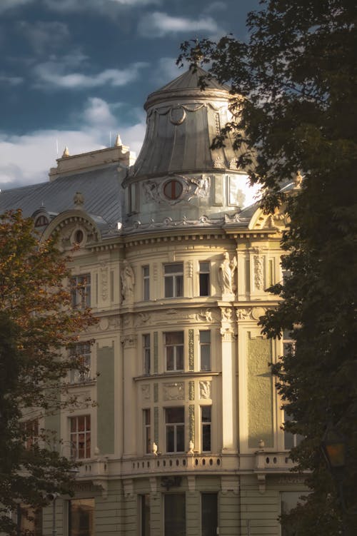 Vintage, Ornamented Building Corner