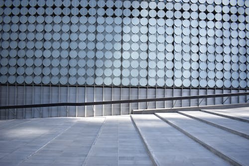 Foto stok gratis Arsitektur modern, dinding, geometris