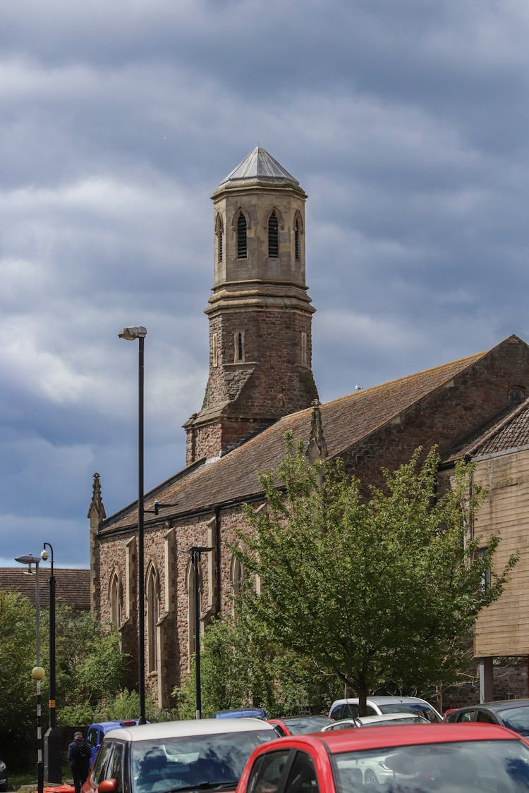 Cloudy Sky Over The Church Of St Luke