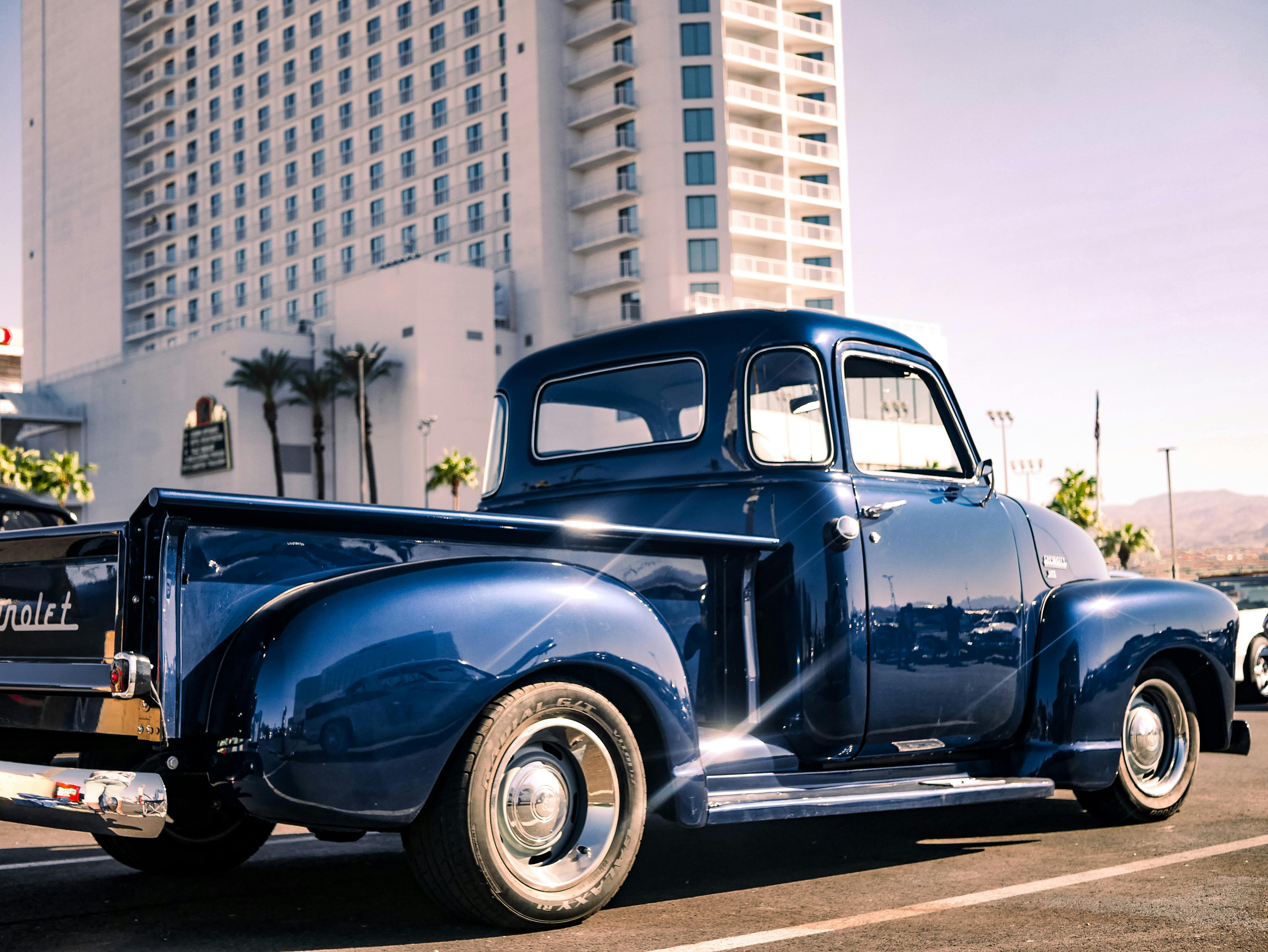 1955 chevrolet 3100 pickup - photo by jason klug · Free Stock Photo