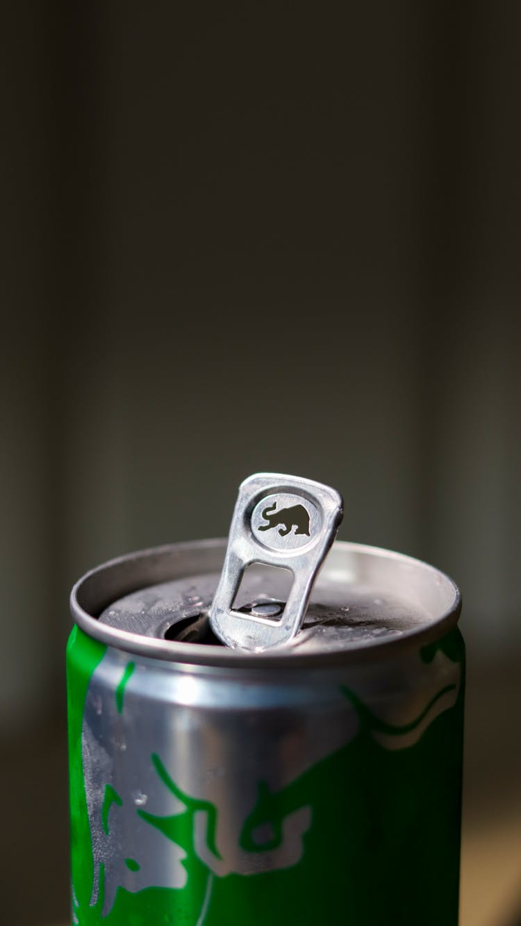 Closeup Of An Open Can