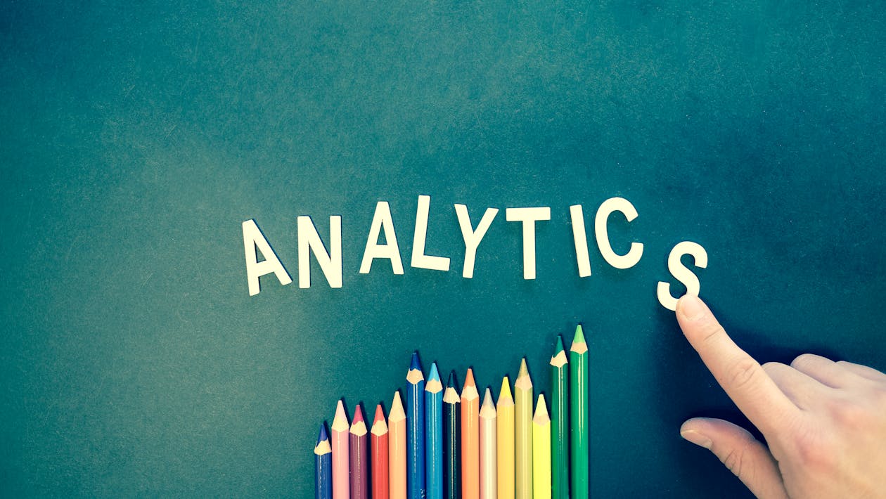 Free Analytics Text Stock Photo