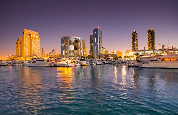 Panoramic View Of San Diego, California, USA