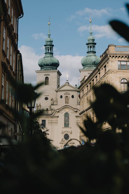 A Baroque Church in the Old Town of Prague, Czech Republic 