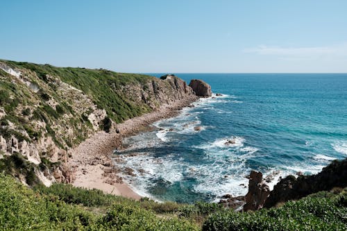 Imagine de stoc gratuită din coastă, deal, fotografie cu drona