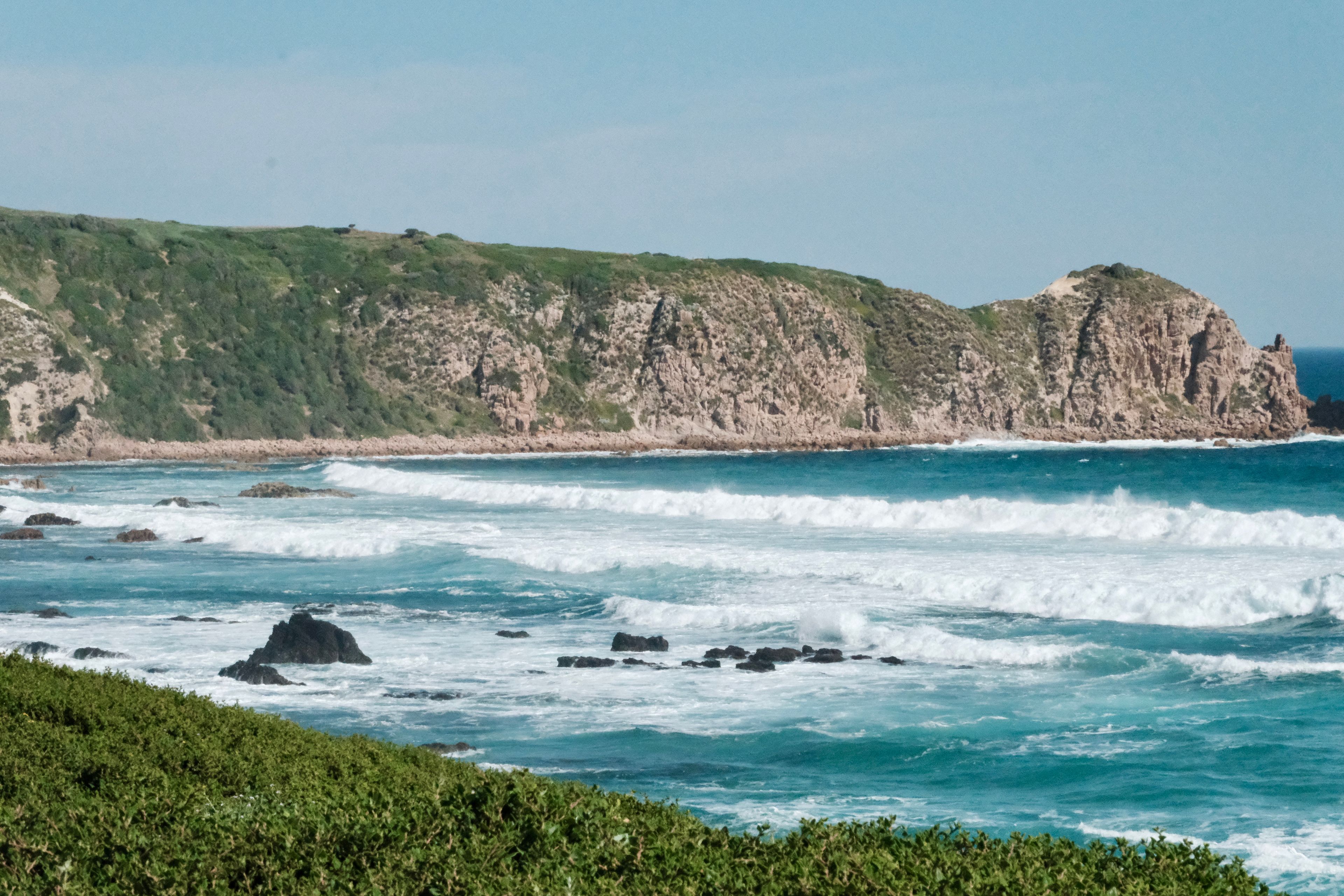 Garden Route ocean waves rocky headland