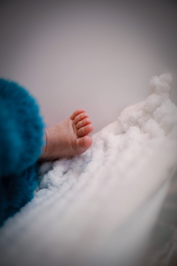 Close Up Of Baby Foot