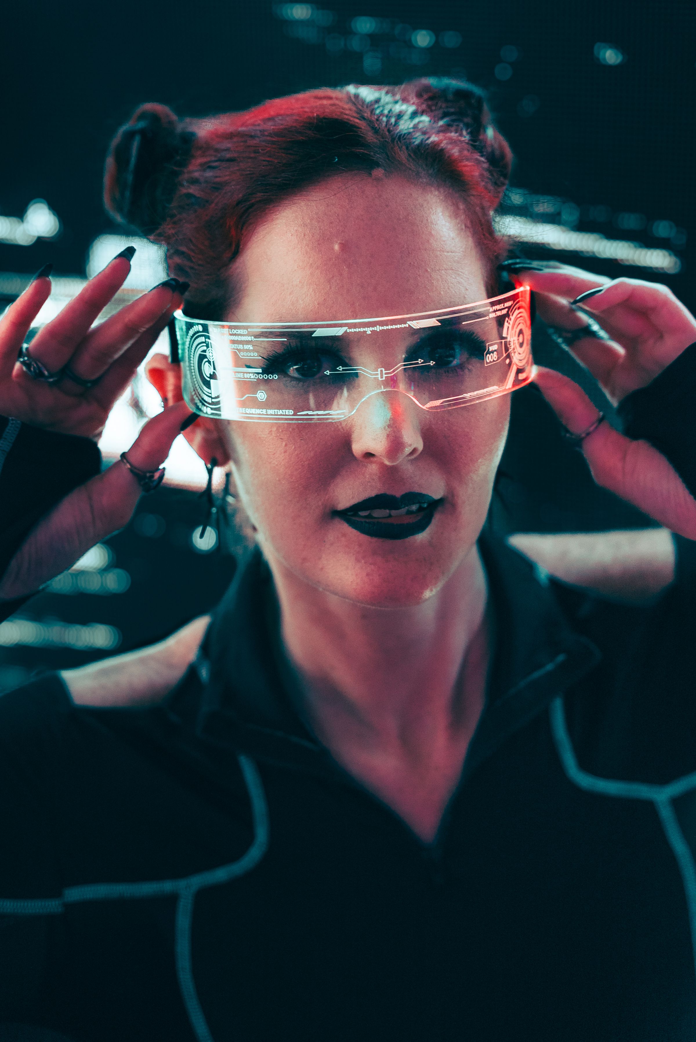 Futuristic intelligent eyewear
