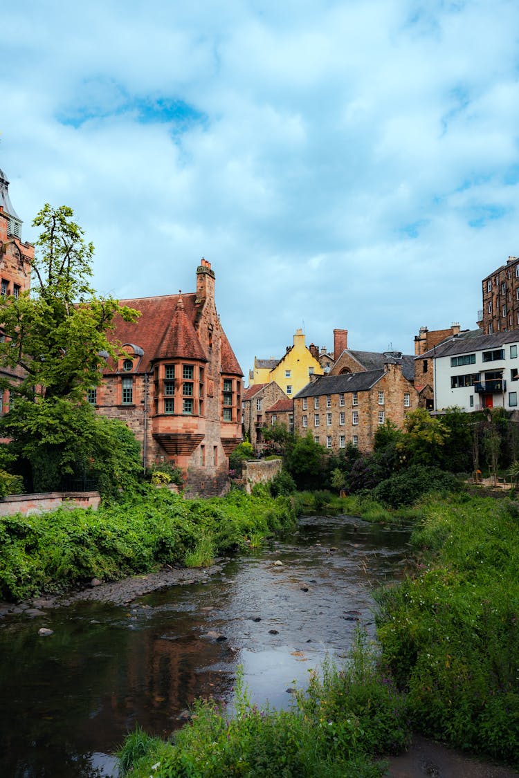 Dean Village In Edinburgh