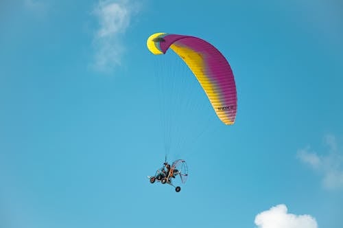 Parachuting on Clear Sky