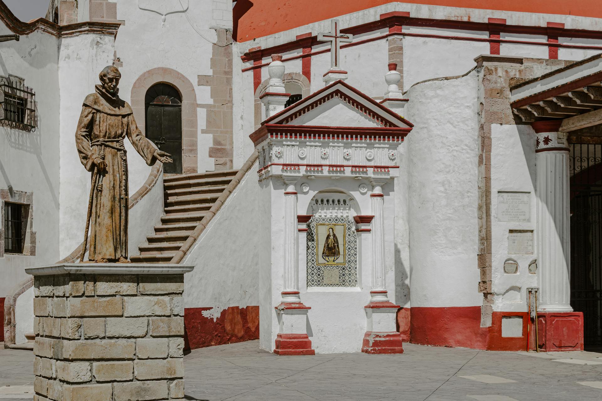 Saint Statue near Church