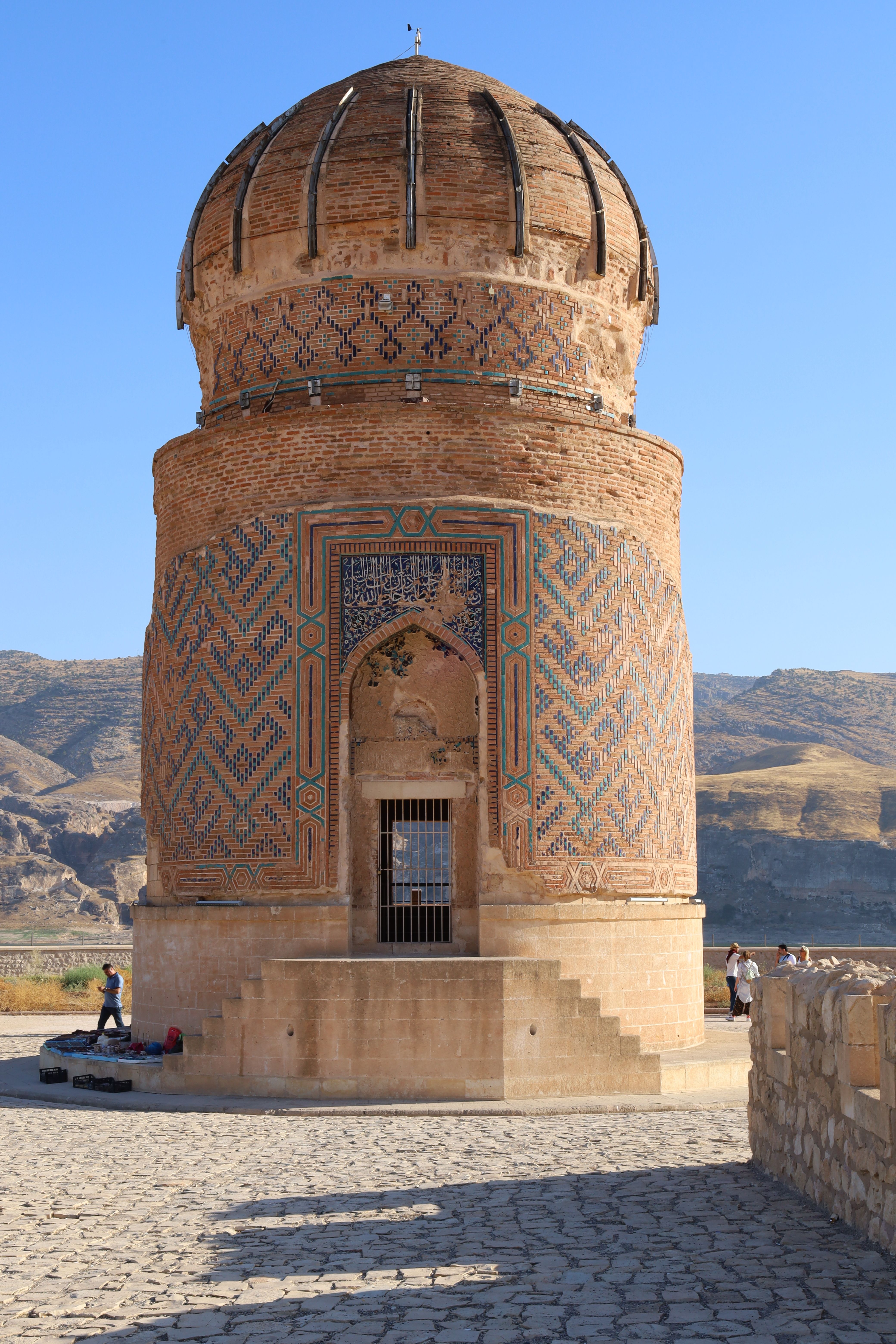 Stunning view of the historic Zeynel Bey Mausoleum, a notable landmark in Batman, Turkey.