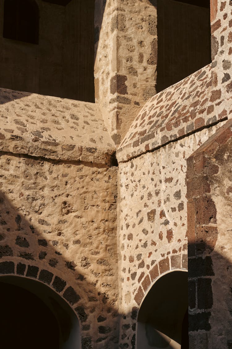 Cloisters Of Saint Augustin Monastery In Acolman