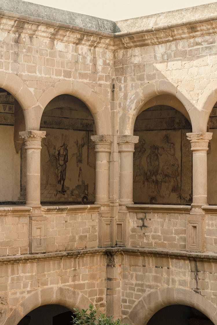 Cloister Of Saint Augustin Monastery In Acolman