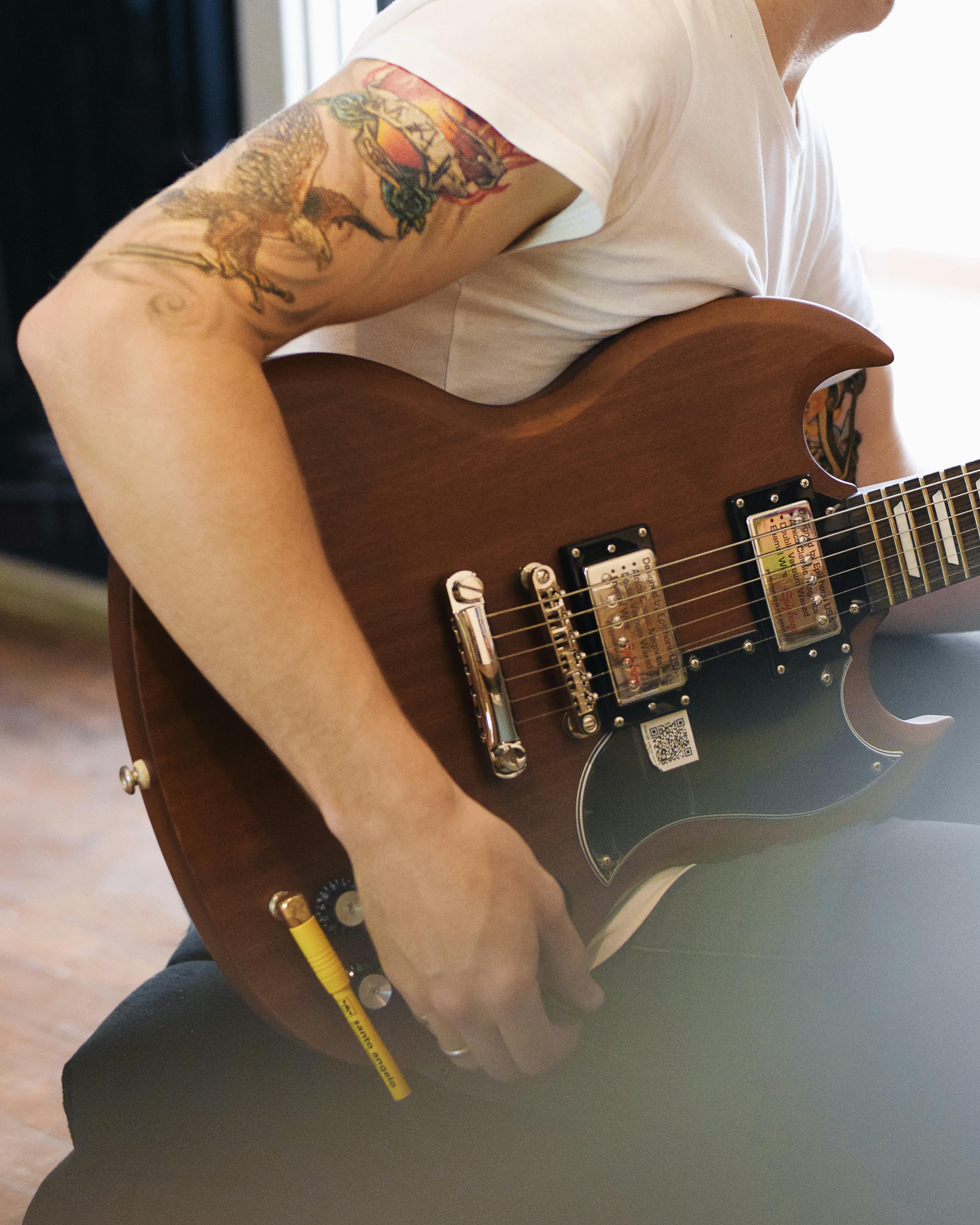 Free stock photo of guitarist, rock guitar, rocker