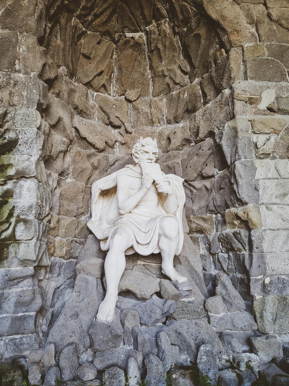 Ancient Greek God Pan Figure in Bergpark Wilhelmshohe in Kassel · Free ...