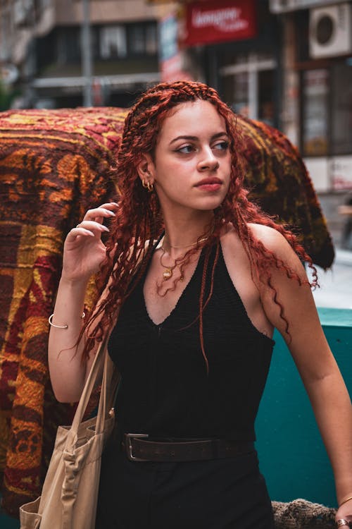 Foto stok gratis berambut merah, fotografi mode, kaum wanita