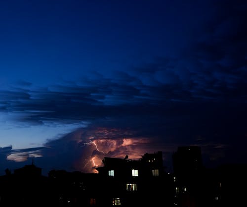 Photos gratuites de ciel spectaculaire, éclair, météo