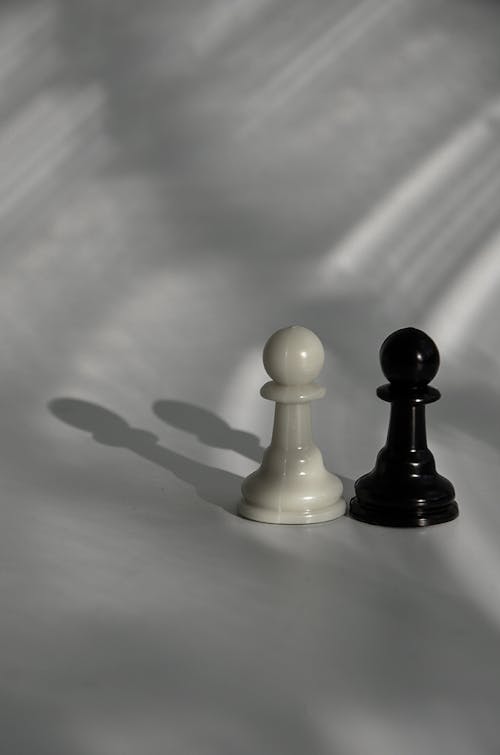 Two Pawns in Contrast 
