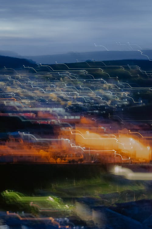 Cars on a Street in Blur 