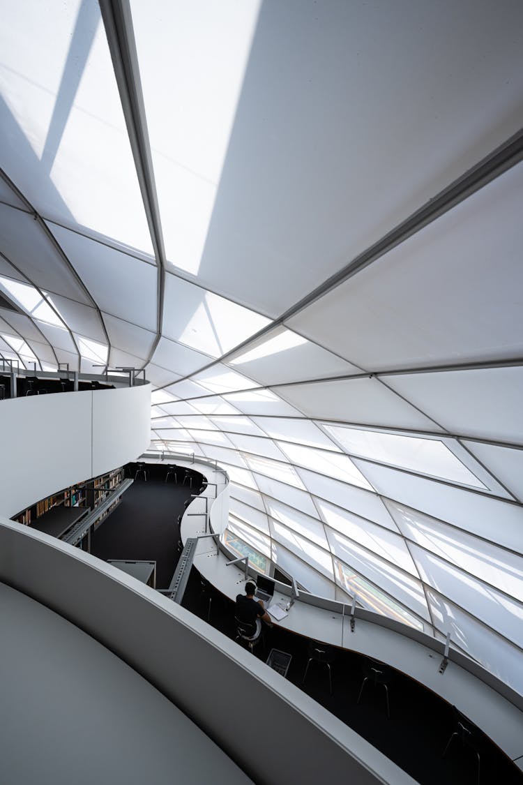 Modern Construction At University In Berlin 