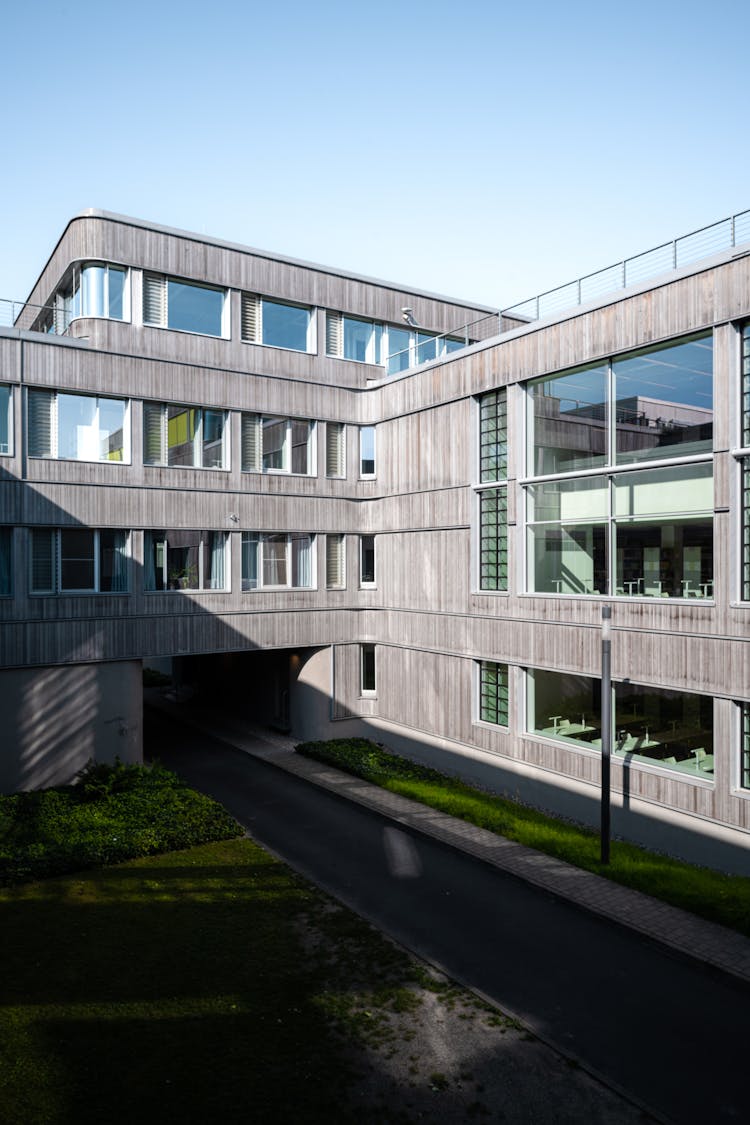 University Building In Berlin In Sunlight 