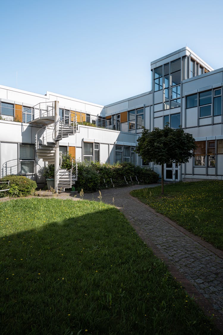 University Building In Sunlight In Berlin 