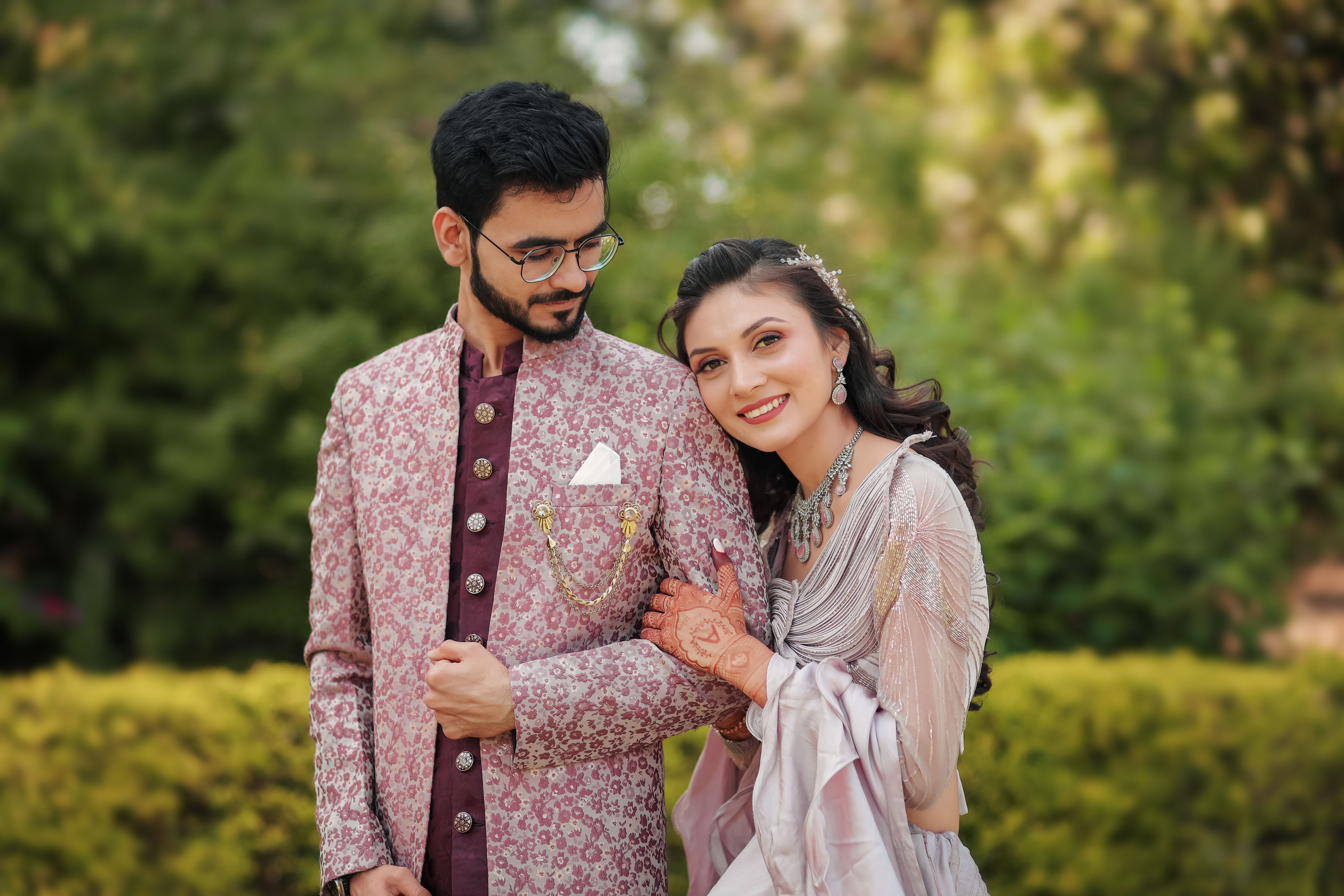 Portrait of Smiling Newlyweds · Free Stock Photo
