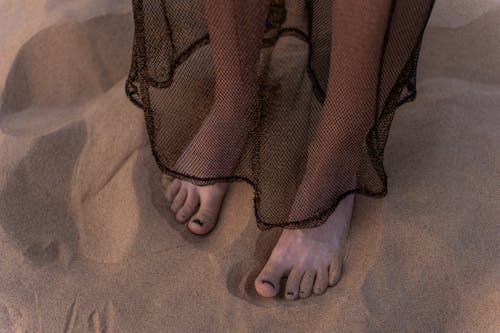 Fotobanka s bezplatnými fotkami na tému Bosý, noha, piesok