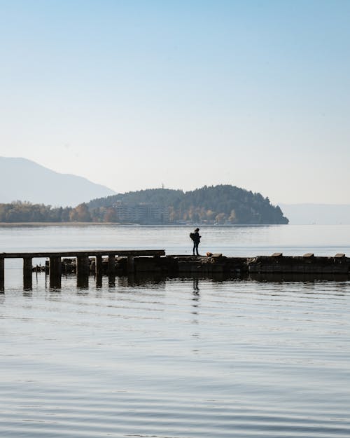 Kostnadsfri bild av båt, brygga, fiskare