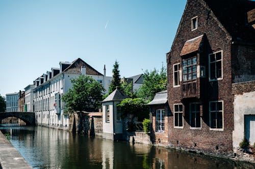 Gratis lagerfoto af augustine kanalen, Belgien, bro